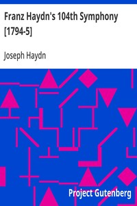 Franz Haydn's 104th Symphony [1794-5]