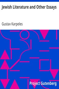 Jewish Literature and Other Essays