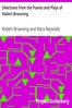 Selections from the Poems and Plays of Robert Browning