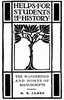 The Wanderings and Homes of Manuscripts