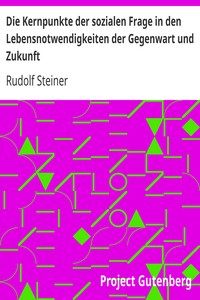 Die Kernpunkte der sozialen Frage in den Lebensnotwendigkeiten der Gegenwart und Zukunft