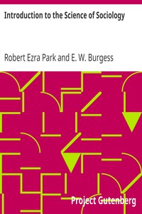 Introduction to the Science of Sociology