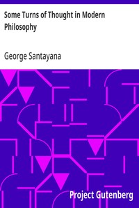 Some Turns of Thought in Modern Philosophy
