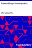 Studies and Essays: Censorship and Art