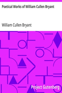 Poetical Works of William Cullen Bryant
