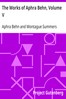The Works of Aphra Behn, Volume V