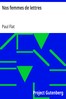 Nos femmes de lettres