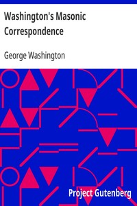 Washington's Masonic Correspondence