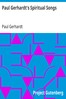 Paul Gerhardt's Spiritual Songs