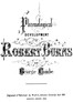 Phrenological Development of Robert Burns