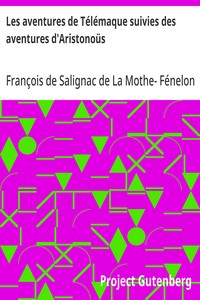 Les aventures de Télémaque suivies des aventures d'Aristonoüs