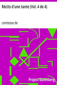 Récits d'une tante (Vol. 4 de 4)