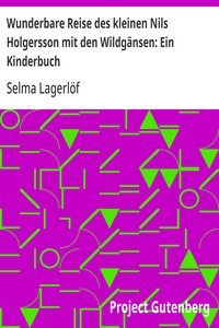 Wunderbare Reise des kleinen Nils Holgersson mit den Wildgänsen: Ein Kinderbuch