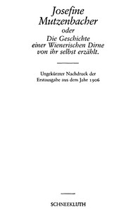 Josefine Mutzenbacher