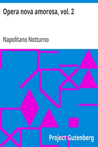 Opera nova amorosa, vol. 2