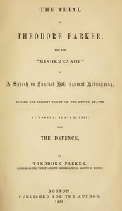The Trial of Theodore Parker