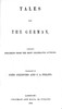 Tales from the German, Comprising specimens from the most celebrated authors