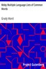 Moby Multiple Language Lists of Common Words