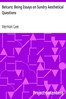 Belcaro; Being Essays on Sundry Aesthetical Questions