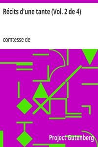 Récits d'une tante (Vol. 2 de 4)