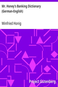 Mr. Honey's Banking Dictionary (German-English)