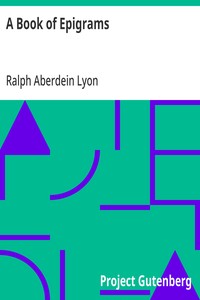 A Book of Epigrams