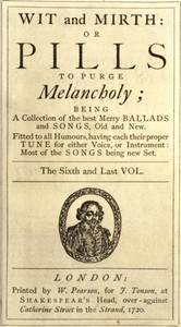 Wit and Mirth: or Pills to Purge Melancholy, Vol. 6 of 6