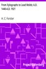 From Xylographs to Lead Molds; A.D. 1440-A.D. 1921