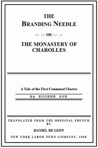 The Branding Needle; or, The Monastery of Charolles
