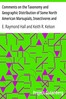 Comments on the Taxonomy and Geographic Distribution of Some North American Marsupials, Insectivores and Carnivores