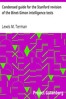 Condensed guide for the Stanford revision of the Binet-Simon intelligence tests