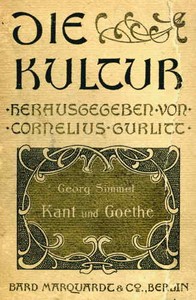 Kant und Goethe