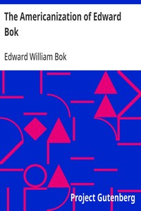 The Americanization of Edward Bok