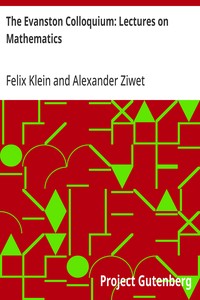The Evanston Colloquium: Lectures on Mathematics