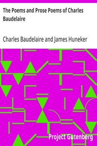 The Poems and Prose Poems of Charles Baudelaire