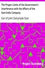 The Proper Limits of the Government's Interference with the Affairs of the East-India Company
