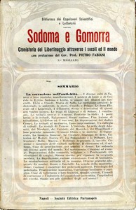 Sodoma e Gomorra: Cronistoria del Libertinaggio attraverso i secoli ed il mondo