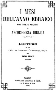 I mesi dell'anno ebraico
