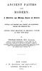 Ancient Faiths And Modern
