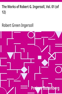 The Works of Robert G. Ingersoll, Vol. 01 (of 12)