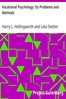 Vocational Psychology: Its Problems and Methods