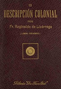 Descripción colonial, libro primero (1/2)