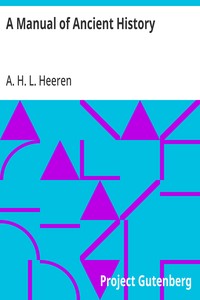 A Manual of Ancient History