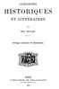 Curiosités Historiques et Littéraires