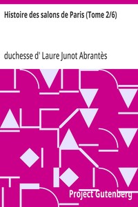 Histoire des salons de Paris (Tome 2/6)