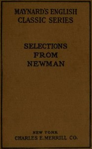 Selections from the Prose Writings of John Henry Cardinal Newman