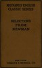 Selections from the Prose Writings of John Henry Cardinal Newman