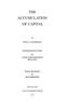 The Accumulation of Capital