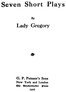 Seven Short Plays