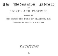 Yachting, Vol. 1